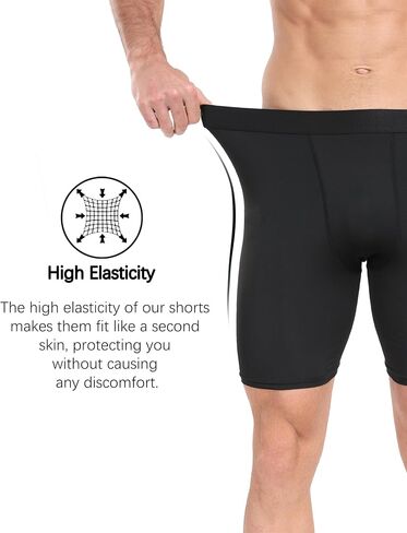4 Pack Compression Workout Shorts Men Performance Sports Baselayer Athletic Running Shorts Underwear Spandex in Saudi Arabia