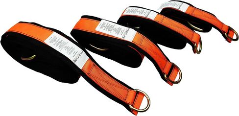 Frontline MPS12 Premium Cross Arm Strap with Reinforced Webbing 12' | Beam Anchorage Straps | D-Ring at Both Ends | ANSI & OSHA Compliant | High-Tenacity Polyester Webbing and Alloy Steel D-Ring in Saudi Arabia