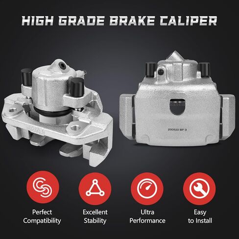 Front Passenger Brake Calipers ROADFAR for 2001-2007 for Ford Escape,2001-2006 for Mazda Tribute,2005-2006 for Mercury Mariner in Saudi Arabia