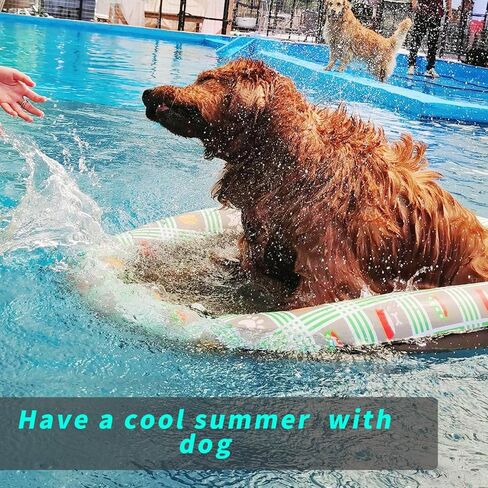 Portable Inflatable Dog Float for 80Lbs Foldable Puncture Resistance Doggy Float for Pool Pet Floating Row for Pets Swimming in Saudi Arabia