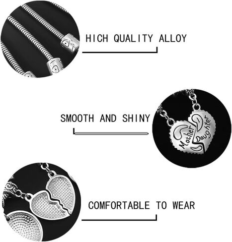 مجموعة أساور متطابقة للأم والابنة لهدايا عيد الأم للأم من الابنة هدية عيد ميلاد من الأم والابنة أنا أحبك على شكل قلب هدايا لعيد الميلاد in Kuwait