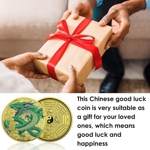 Chinese Ancient Mythical Creatures Vermilion Bird Lucky Coin Lottery Ticket Scratcher Tool Attract Good Luck Novelty Coins Lucky Charms Challenge Coin in Saudi Arabia