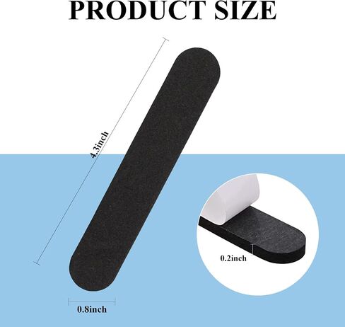 10 PCS Hat Size Reducer Hat Size Tape Self-Adhesive Hat Reducer Inserts Foam Hat Sizing Tape for Hat Cap,0.2"Black in Saudi Arabia