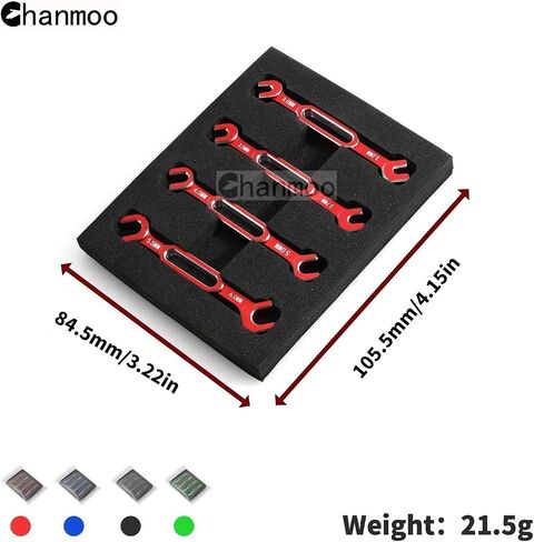 RC Wrench Turnbuckle Nut Ball 3.0/3.2/3.5/3.7/4.0/5.0/5.5/6.0mm Joint Remover Universal Repair Tools Set For 1/10 1/8 1/24 RC Crawler Truck Car Boat Drone (Green) in Saudi Arabia
