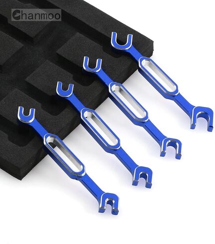 RC Wrench Turnbuckle Nut Ball 3.0/3.2/3.5/3.7/4.0/5.0/5.5/6.0mm Joint Remover Universal Repair Tools Set For 1/10 1/8 1/24 RC Crawler Truck Car Boat Drone (Green) in Saudi Arabia