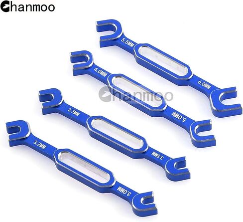 RC Wrench Turnbuckle Nut Ball 3.0/3.2/3.5/3.7/4.0/5.0/5.5/6.0mm Joint Remover Universal Repair Tools Set For 1/10 1/8 1/24 RC Crawler Truck Car Boat Drone (Green) in Saudi Arabia