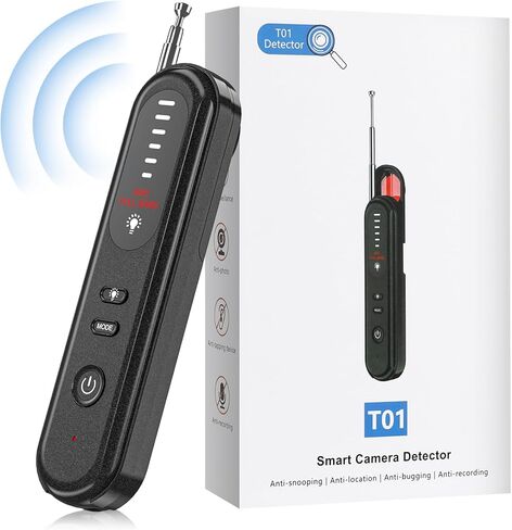 Hidden Camera Detector, Counter-spy Detector, Bug Detector, Camera Detector, GPS Detector, RF Signal Detector, IR + Full Band Wireless Signal Detection, 6 Levels of Sensitivity in Kuwait