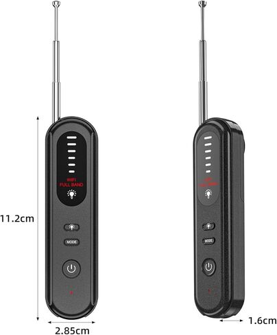 Hidden Camera Detector, Counter-spy Detector, Bug Detector, Camera Detector, GPS Detector, RF Signal Detector, IR + Full Band Wireless Signal Detection, 6 Levels of Sensitivity in Kuwait