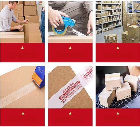 2 Rolls Clear Packing Tape 2 inch X 100 Yards Per Roll, 2 mil Thick, Heavy Duct Wide Carton Packaging Tape Box Tape for Shipping Moving Sealing Mailing Office Storage in Saudi Arabia