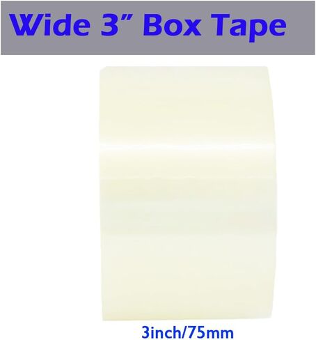 2 Rolls Clear Packing Tape 2 inch X 100 Yards Per Roll, 2 mil Thick, Heavy Duct Wide Carton Packaging Tape Box Tape for Shipping Moving Sealing Mailing Office Storage in Saudi Arabia