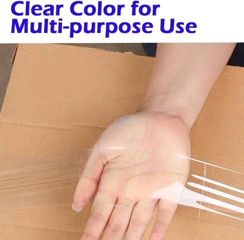 2 Rolls Clear Packing Tape 2 inch X 100 Yards Per Roll, 2 mil Thick, Heavy Duct Wide Carton Packaging Tape Box Tape for Shipping Moving Sealing Mailing Office Storage in Saudi Arabia