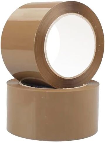 2 Rolls Clear Packing Tape 2 inch X 100 Yards Per Roll, 2 mil Thick, Heavy Duct Wide Carton Packaging Tape Box Tape for Shipping Moving Sealing Mailing Office Storage in Saudi Arabia