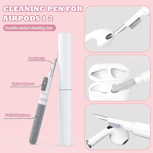 حافظة لطيفة لـ Airpod 2/1 مع طقم منظف، حافظة سيليكون ثلاثية الأبعاد على شكل علكة كرتونية Kawaii مرحة للطعام وملحقات غطاء حماية Airpods لـ Airpod 1&2 Gen حافظة شحن للفتيات والأولاد in Kuwait