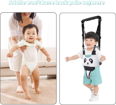Toddler Leash for Walking Adjustable Safety Harnesses with Lock Baby Shoulder Straps Belt Stand Up Helper for Unisex Kids 7-24 Month,Pink in Saudi Arabia