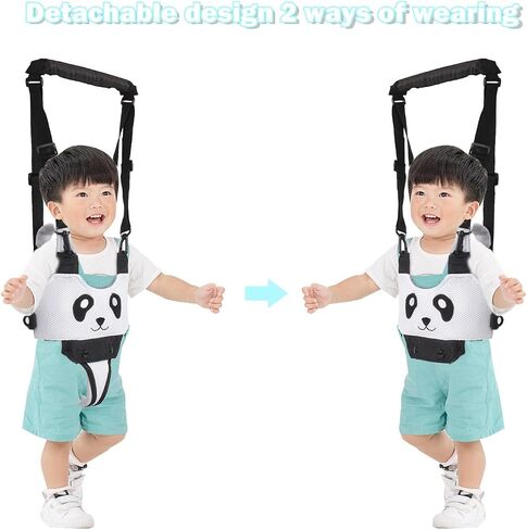 Toddler Leash for Walking Adjustable Safety Harnesses with Lock Baby Shoulder Straps Belt Stand Up Helper for Unisex Kids 7-24 Month,Pink in Saudi Arabia