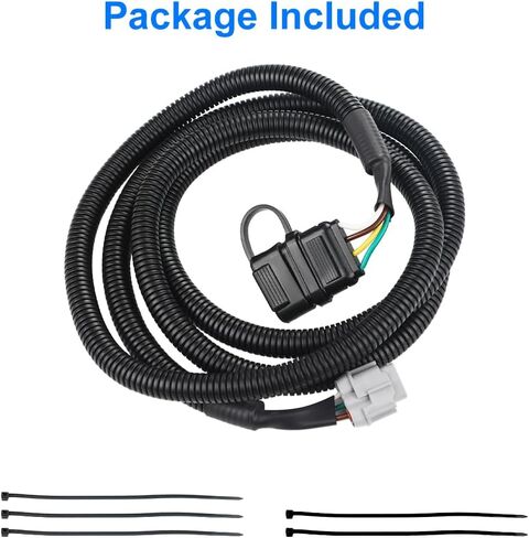 WATERWICH 4-Way Flat Trailer Wiring Harness Compatible with 2005-2022 Nissan Frontier 2005-2010 Pathfinder 2005-2015 Xterra 2009-2012 Suzuki Equator in Saudi Arabia