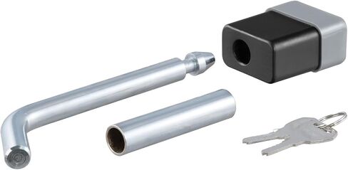 CURT 23024 Trailer Hitch Lock, 1/2-Inch Pin Diameter, 5/8-Inch Adapter, Fits 1-1/4 or 2-Inch Receiver in Saudi Arabia