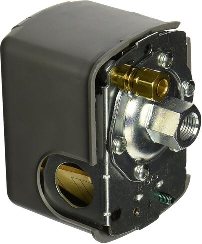 مفتاح ضغط Pumptrol مربع D لضاغط الهواء المضغوط 9013FHG12J52M1X 95-125 رطل لكل بوصة مربعة مع أداة التفريغ ورافعة التشغيل/الإيقاف (Paks) in Kuwait