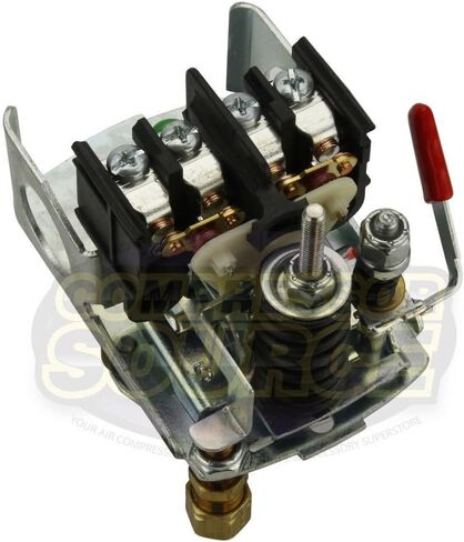 مفتاح ضغط Pumptrol مربع D لضاغط الهواء المضغوط 9013FHG12J52M1X 95-125 رطل لكل بوصة مربعة مع أداة التفريغ ورافعة التشغيل/الإيقاف (Paks) in Kuwait