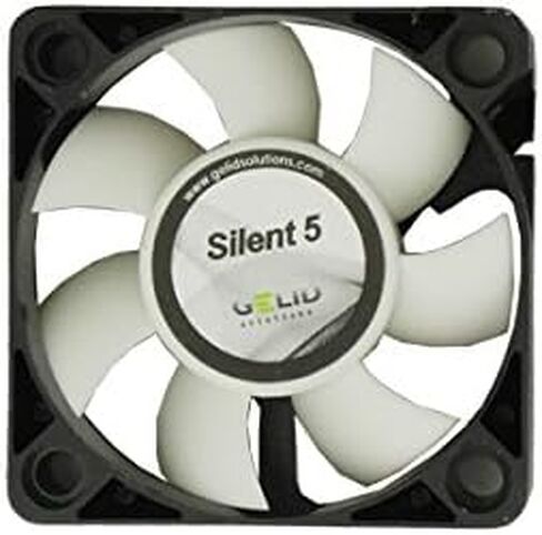 Gelid Solutions Silent 4 – 40mm Computer Fan, 3 Pin Molex, 40x40x10mm, Fan Speed: 4200RPM, Hydro Bearing, FN-SX04-42, Very Quiet, Noise Level 18.9 dBA, Color Black in Kuwait