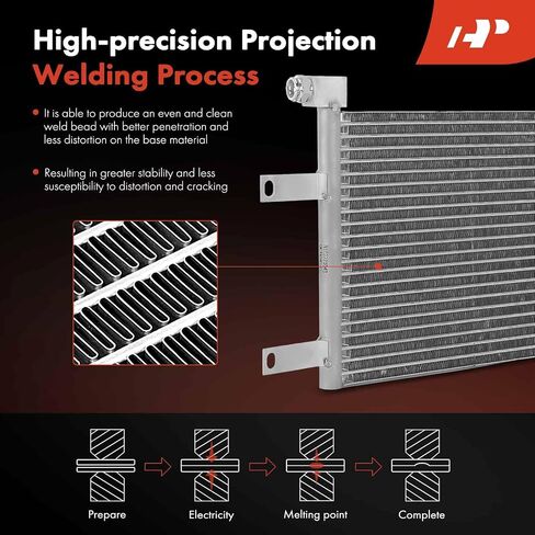 A-Premium Transmission Oil Cooler Compatible with Ram 1500/2500/3500/4500/5500 2014-2018, 5.7L 6.4L, Naturally Aspirated in Saudi Arabia