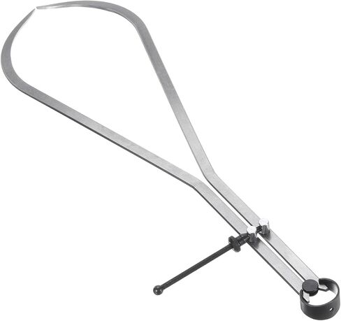 uxcell Spring Outside Caliper 25 Inch Stainless Steel Adjustable Spring Caliper Bent-Leg for Wood Turning Lathe Projects in Saudi Arabia