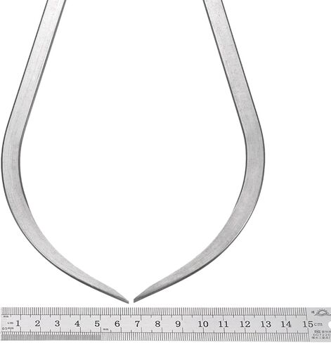 uxcell Spring Outside Caliper 25 Inch Stainless Steel Adjustable Spring Caliper Bent-Leg for Wood Turning Lathe Projects in Saudi Arabia