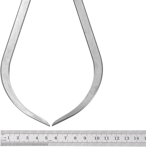 uxcell Spring Outside Caliper 25 Inch Stainless Steel Adjustable Spring Caliper Bent-Leg for Wood Turning Lathe Projects in Saudi Arabia