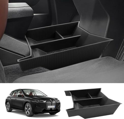 LUWU لعام 2023 2024 BMW iX منظم وحدة التحكم المركزية 2022-2024 BMW iX xDrive40 xDrive50 M60 صندوق تخزين مسند الذراع منظم وحدة التحكم السفلية صينية تخزين 2023 iX i20 منظم وحدة التحكم بمسند الذراع iX الملحقات in Kuwait