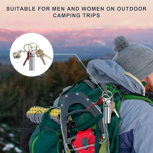 3 قطع حامل حبوب الدواء سلسلة مفاتيح صغيرة لحبوب منع الحمل سلسلة مفاتيح مقاومة للماء حاوية معدنية محمولة منظم زجاجة دواء للتخييم في الهواء الطلق والسفر صندوق حبوب الدواء in Kuwait