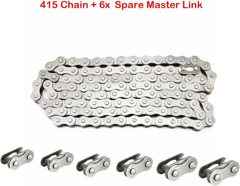 سلسلة 415H-110L لـ 49cc 60cc 66cc 80cc 100cc محرك ثنائي الأشواط محرك دراجة بمحرك سلسلة متينة أجزاء سباق عالية الطاقة in Kuwait