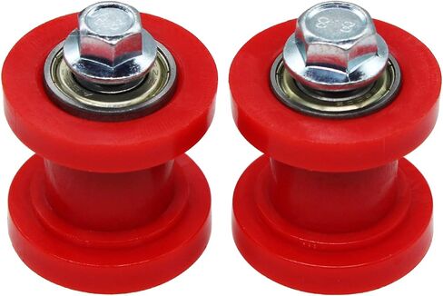 Red Chain Roller Pulley Tensioner Wheel Guide (8mm+10mm) Fit For Mini Bike Atv 125cc 140cc 160cc SSR XR125 CRF50 KLX110 Pitster Pit Dirt Bike.(Red) in Saudi Arabia