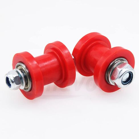 Red Chain Roller Pulley Tensioner Wheel Guide (8mm+10mm) Fit For Mini Bike Atv 125cc 140cc 160cc SSR XR125 CRF50 KLX110 Pitster Pit Dirt Bike.(Red) in Saudi Arabia