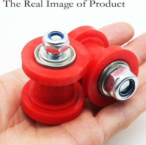 Red Chain Roller Pulley Tensioner Wheel Guide (8mm+10mm) Fit For Mini Bike Atv 125cc 140cc 160cc SSR XR125 CRF50 KLX110 Pitster Pit Dirt Bike.(Red) in Saudi Arabia