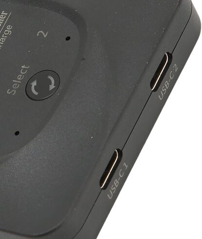 محول USB C، محول USB C ثنائي الاتجاه 2 في 1 خارج 8K 60 هرتز عالي الدقة من النوع C مع مؤشر طاقة لأجهزة الكمبيوتر، يدعم نقل البيانات ثنائي الاتجاه USB3.1 Cen2 بسرعة 10 جيجابت في الثانية in Saudi Arabia