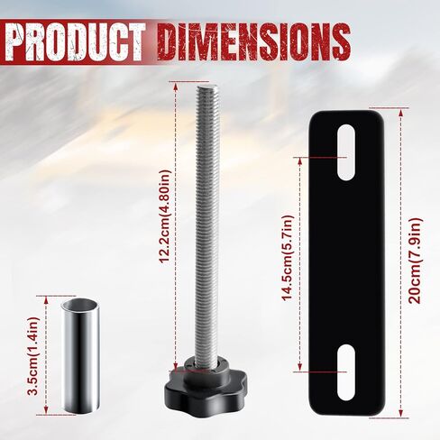 مجموعة دبابيس تثبيت YESHMA لمسارات استعادة لوحات الجر 4.72 بوصة ~ 6.69 بوصة مجموعة دعامات دعم تباعد الفتحات in Kuwait