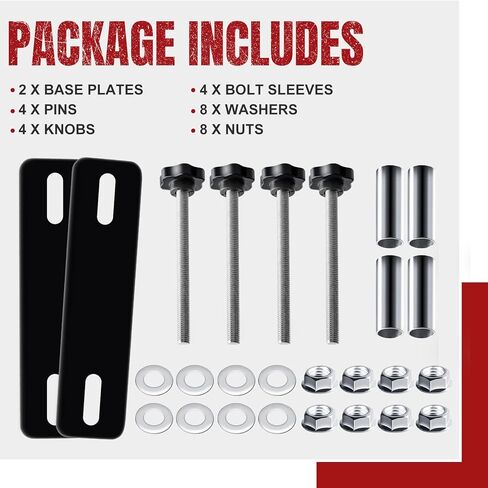 مجموعة دبابيس تثبيت YESHMA لمسارات استعادة لوحات الجر 4.72 بوصة ~ 6.69 بوصة مجموعة دعامات دعم تباعد الفتحات in Kuwait