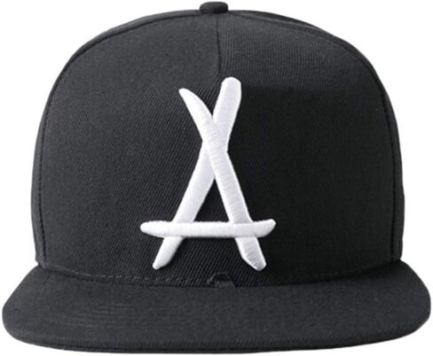 N05 محب تايد العلامة التجارية الهيب هوب Snapback قبعة بيسبول للجنسين (أسود 2 #) in Saudi Arabia