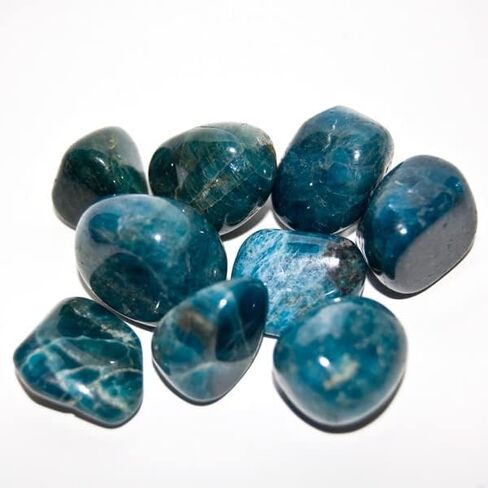 Pachamama Essentials Blue Apatite Tumbled - حجر الشفاء - كريستال شفاء 20-25 مم (1) in Saudi Arabia