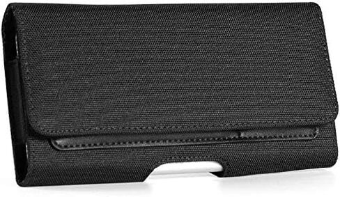 Nylon Cell Phone Holster Pouch Belt Clip Case Holder with Card Slots for iPhone 15 14 13 12 11 Pro Max, Samsung Galaxy A15 5G S24 Plus S20 S23 Fe Note 20 A53 5G A54 5G A22 A32 A52 A51 Pixel 8 7a 6a in Saudi Arabia
