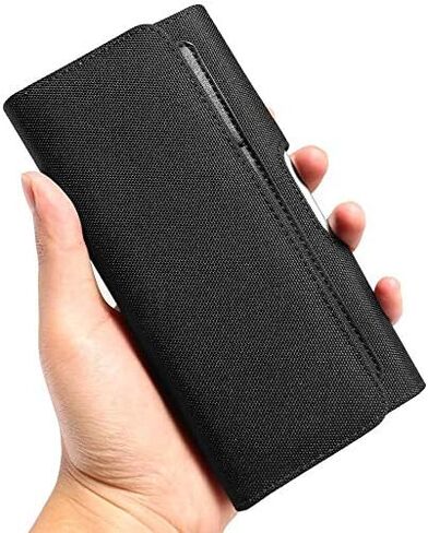 Nylon Cell Phone Holster Pouch Belt Clip Case Holder with Card Slots for iPhone 15 14 13 12 11 Pro Max, Samsung Galaxy A15 5G S24 Plus S20 S23 Fe Note 20 A53 5G A54 5G A22 A32 A52 A51 Pixel 8 7a 6a in Saudi Arabia