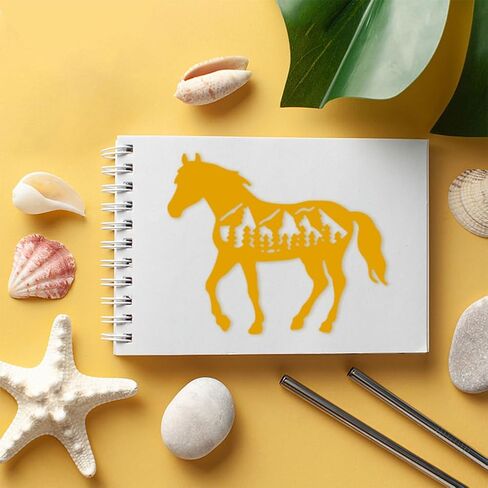 BENECREAT 4 Styles Metal Animals Cutting Dies, Elephant Wolf Horse Camel Die Cuts Embossing Stencils Template for Paper Card Making Decoration DIY Scrapbooking Album Craft Decor, 0.8mm Thick in Saudi Arabia