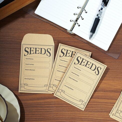 80 قطعة من مغلفات البذور، حقيبة حزمة بذور ذاتية الغلق، 3.1 × 4.7 بوصة، عبوات بذور صغيرة لبذور الخضروات الزهرية in Kuwait
