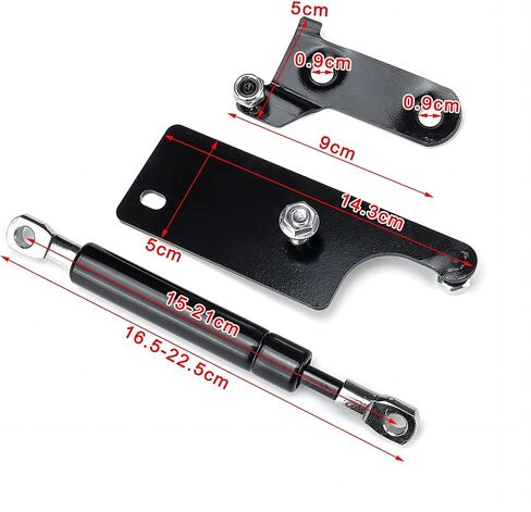 الباب الخلفي مساعدة تباطؤ الغاز الدعامات صدمة المثبط الدعامة متوافق مع تويوتا هايلكس GUN125 GUN125R GUN126 GUN126R ريفو 2015-2023 زميل العمل 4x4 UTE بيك اب شاحنة Truckmaster OX in Kuwait