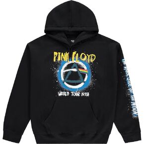 هودي الحفلة الموسيقية للرجال من Pink Floyd الجانب الداكن من القمر - سويت شيرت بقلنسوة عتيق مع طباعة الأكمام in Kuwait