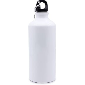 H-E 10pcs 600ml Sublimation White Blank Aluminum Sports Bottle Heat Press Travel Sports Water Bottles for Sublimation Printing in Kuwait