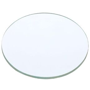 PATIKIL 8" (200mm) Focal Length Double Convex Lens, 2 Pack 75mm Diameter 9mm Height Glass Optically Polished Round Edges Lens for Physics Experiment, Clear