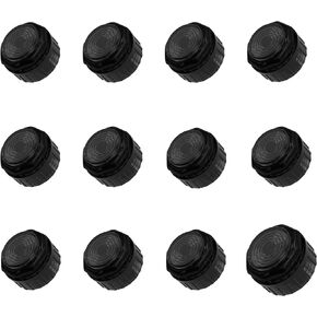 11 Pcs 24mm + 1 Pc 30mm Gamerfinger Mechanical Arcade Buttons with Mechanical MX Speed Silver Switches Arcade Buttons (Black)