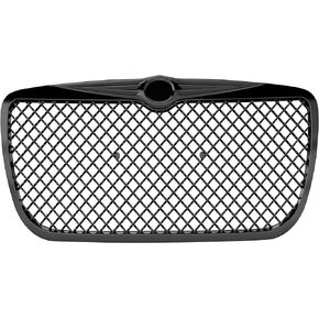 Armordillo USA 7165052 Mesh Front Hood Grille - Matte Black Fits 2005-2010 Chrysler 300/300C