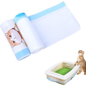 20 Count Small Cat Litter Box Liners